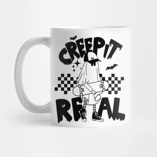 Creep It Real Ghost Skateboard Mug